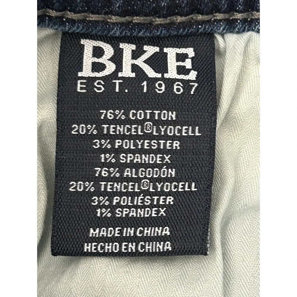 BKE Men's Aiden Dark Wash Bootcut Jeans In Size 30 X 30- Classic Denim